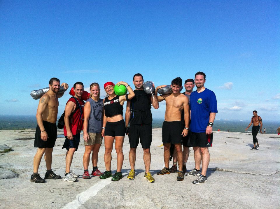 Stone Mountain Sandbags Obstacle Race Sand Bag Mountain Training