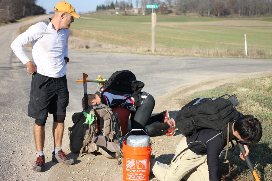 sandbag carry ruck LotDRTC Three Amigos