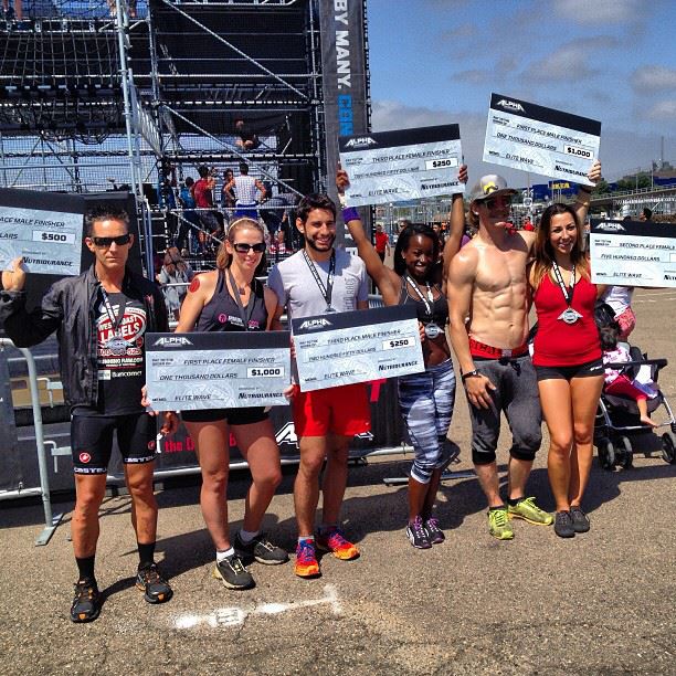 Alpha Warrior Ninja Warrior Obstacle Race San Diego Finishers Podium Top 3